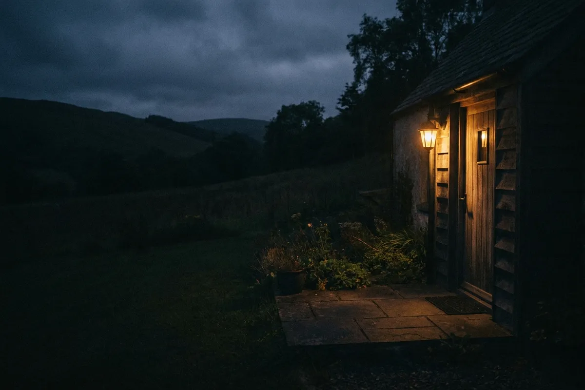 Porch light left on