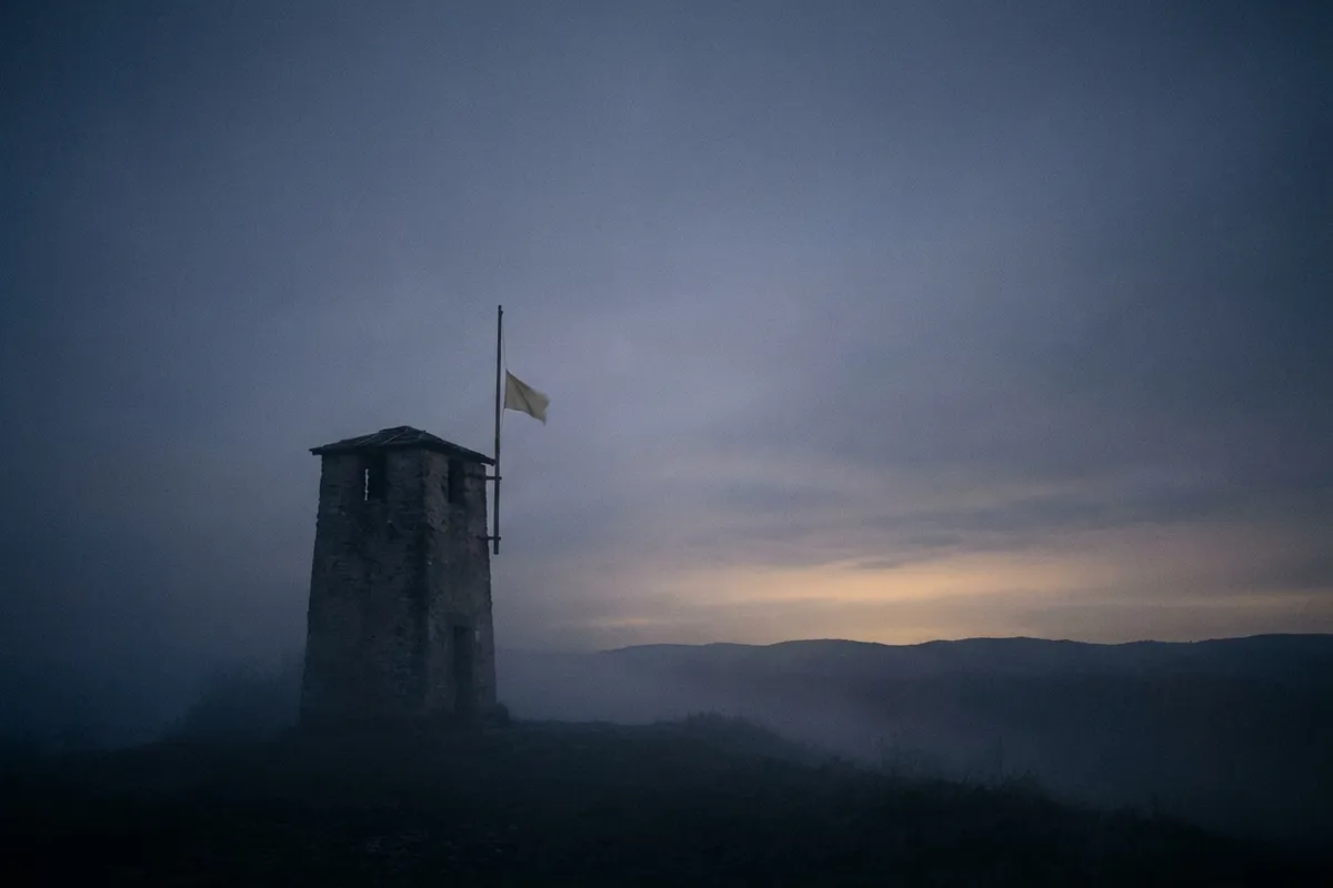 Flag from the tower